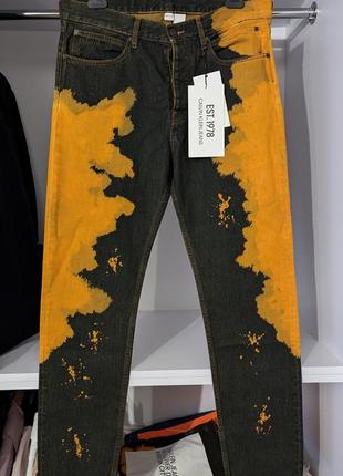 Чоловічі джинси calvin klein narrow jeans bleach dyed