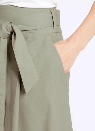 Бавовняна пишна мідіспідниця "marks&spencer", uk16/eur44.4 фото