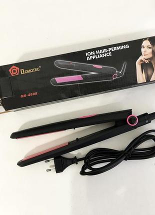 Щипцы domotec ms-4908, выпрямитель для волос 2в1, стайлер для укладки, утюжок для выравнивания
