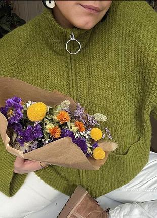 Кофта на молнии с высоким воротником jjxx