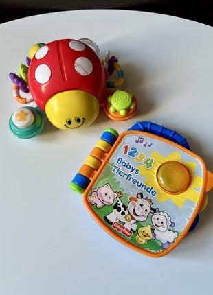 Набор музыкальных игрушек: жук и книга