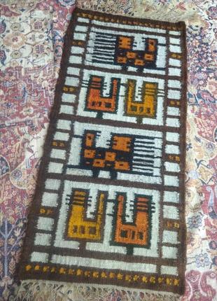 Ковер настенный декоративный. "птахи". вовна, льон.