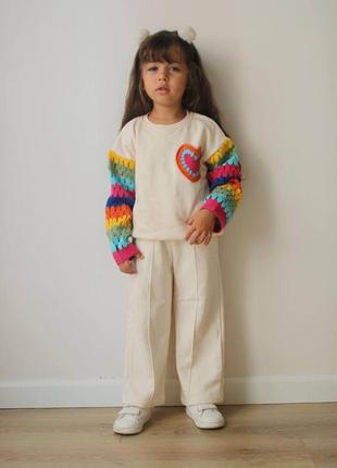 Костюм в стиле zara зара свитшот без утепления