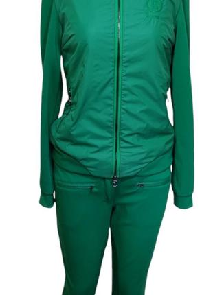 Стильный женский костюм bogner синий и зеленый