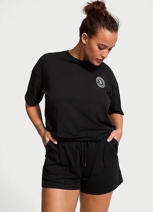 Хлопковая пижама для женщин виктория секрет 100% cotton