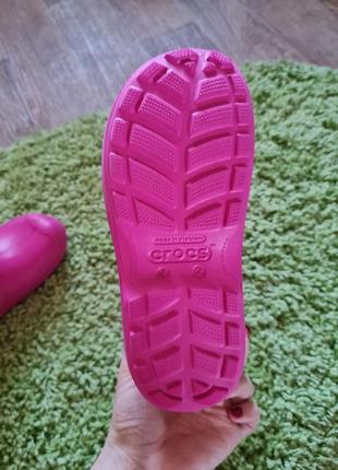 Гумові чоботи crocs, резиновые сапожки crocs6 фото