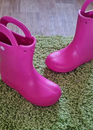 Гумові чоботи crocs, резиновые сапожки crocs2 фото
