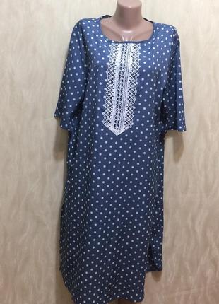 Легка сукня прямого крою shein, р.52-54