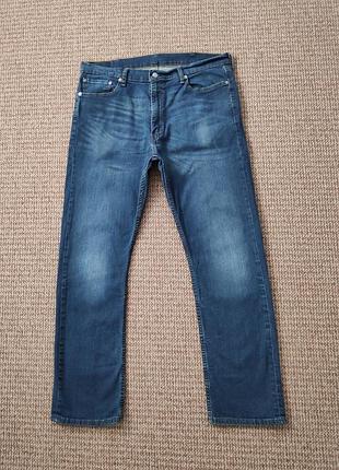 Levi's 513 джинсы slim straight оригинал (w38 l32)