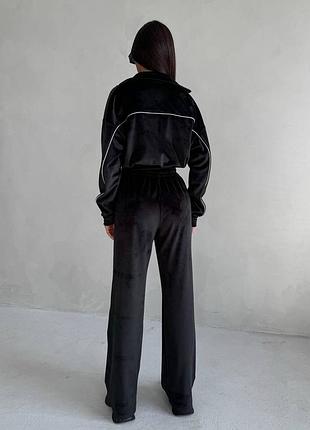 Невероятный женский спортивный костюм велюр плюш2 фото