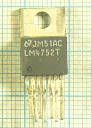 Лот: 1 × 120.00 ₴ = 120 ₴ lm4752t to220-7 ±12…+24v 2×11w 4ohm унч lm4752