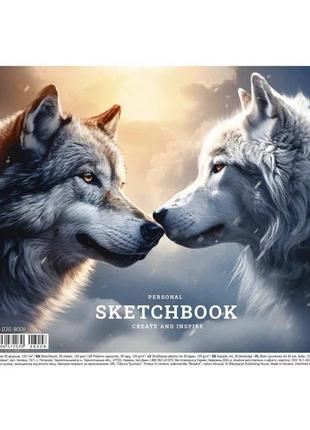 Альбом для рисования pb-sc-030-8008-2 спираль 30 листов