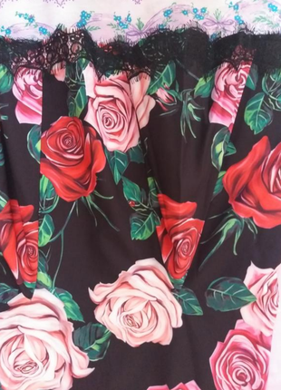 Бенефіс жіночності: сукня в троянди  d&g4 фото