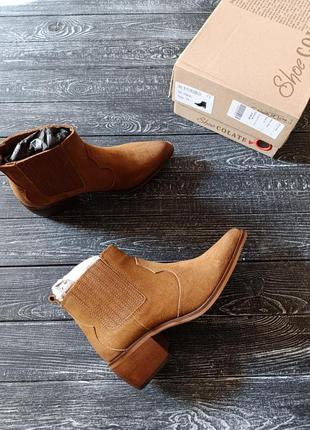 Натуральные кожаные ботинки колбойки козычки shoecolate