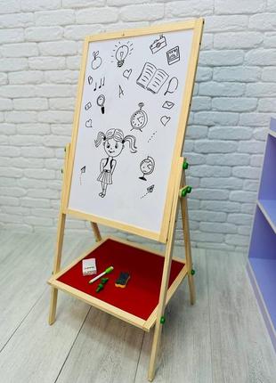 🪵дерев'яна іграшка мольберт🧑‍🎨