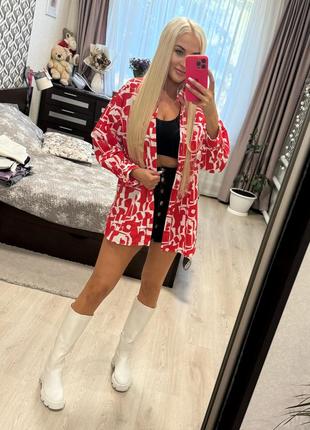 Жіноча сорочка оверсайз