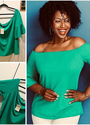 Блузка топ с открытыми плечами