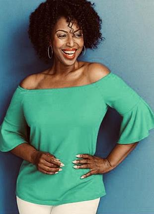 Блузка топ с открытыми плечами2 фото