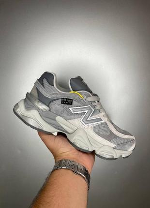 Женские кроссовки new balance 9060 grey Junya консульт серий беланс серого цвета