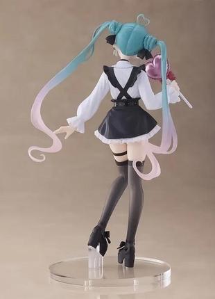 Аниме фигурка хацуне мику fashion subculture, hatsune miku taito 18 см3 фото