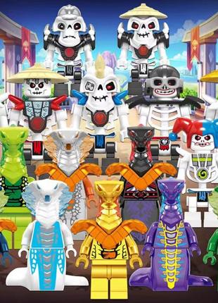 Набор фигурок лего ниндзяго lego ninjago, 16 шт
