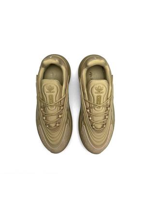 Кроссовки для пробежки,кроссовки на весну adidas originals ozelia  beige,кроссовки на лето,мужские легкие м6 фото