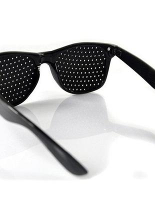 Очки для восстановления зрения resteq. очки-тренажеры. pinhole очки. тренажерные очки6 фото