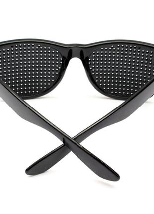 Очки для восстановления зрения resteq. очки-тренажеры. pinhole очки. тренажерные очки5 фото