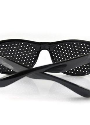Очки для восстановления зрения resteq. очки-тренажеры. pinhole очки. тренажерные очки8 фото
