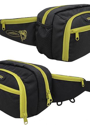 Поясна сумка для спінінгіста acropolis сдс-4 (чорна)