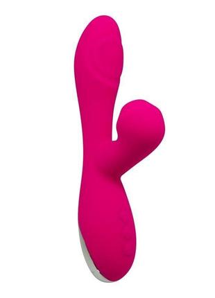 Вибратор-кролик с вакуумным стимулятором клитора alive caribbean shine magenta