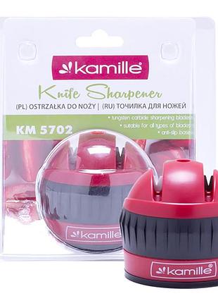 Точилка для ножів 6*6*6.5 см з присоскою kamille km-5702