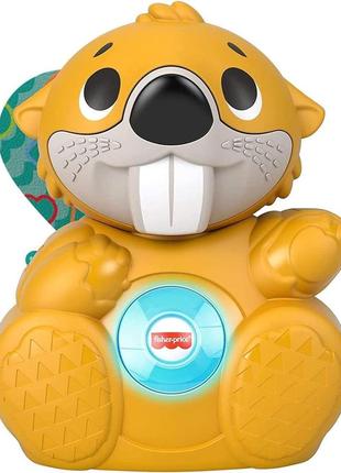 Розвиваюча музична іграшка fisher price веселий бобер лінкімалс (рос.) fisher-price linkimals beaver