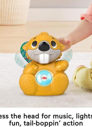 Розвиваюча музична іграшка fisher price веселий бобер лінкімалс (рос.) fisher-price linkimals beaver7 фото