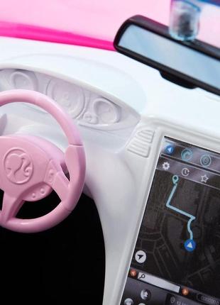 Гламурний рожевий автомобіль барбі кабріолет машина barbie convertible 2-seater vehicle, pink car оригінал4 фото