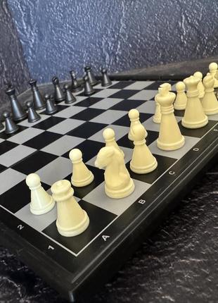Набор игр шахматы, шашки, нарды 3 в 1 дорожные на магнитах sc54810 (доска 20x20см)
