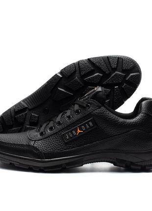 Мужские кожаные кроссовки jordan step cross