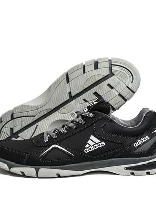 Мужские кожаные кроссовки factory adidas tech flex