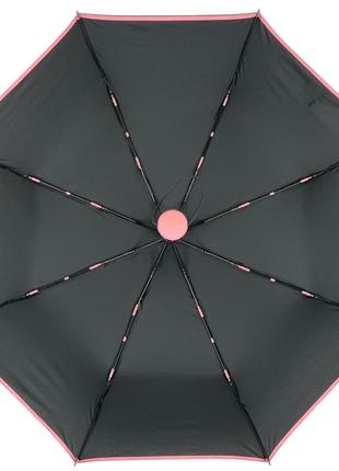 Классический зонт-автомат на 8 спиц от susino, с розовой полоской, 016031ac-5 топ4 фото