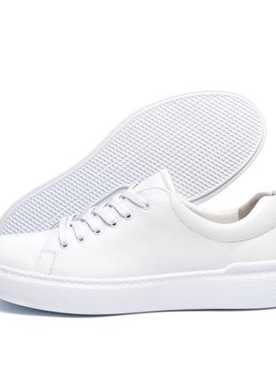 Чоловічі шкіряні кеди zg aircross white