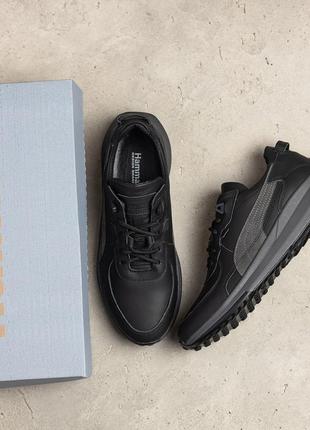 Мужские кожаные коссовки  hamma 6