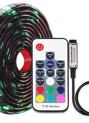 Dc5v usb світлодіодний смуги 5050 rgb rgbw rgbww 50 см 1 м 2 м тв фонового освітлення flexibe світлодіодний клей