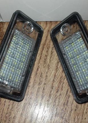 Audi a3 a4 a6 a8 q7 подсветка номера лед ауді