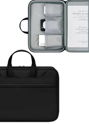Сумка для ноутбука boona lux 16"-17" черная