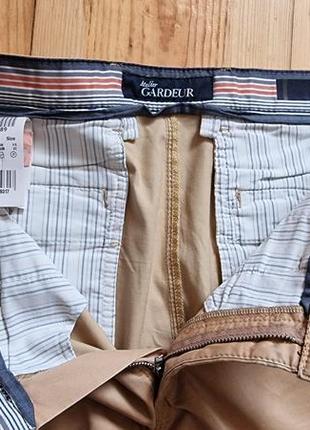 Брендові фірмові німецькі демісезонні літні бавовняні стрейчеві брюки gardeur,оригінал,розмір 32/32.7 фото
