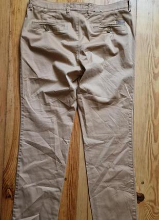 Брендові фірмові німецькі демісезонні літні бавовняні стрейчеві брюки gardeur,оригінал,розмір 32/32.2 фото