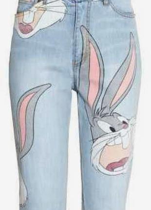 Милі джинси bugs bunny від h&m