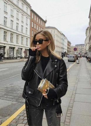 Байкерська косуха zara
