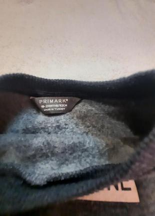 Тепла кофтинка для хлопчика primark 3
