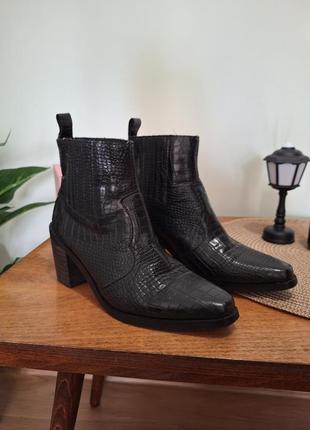 Женские сапоги казаки (колбойки) из экокожи